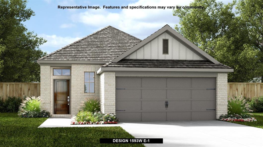 New Home Design, 1,593 sq. ft., 3 bed / 2.0 bath, 2-car garage