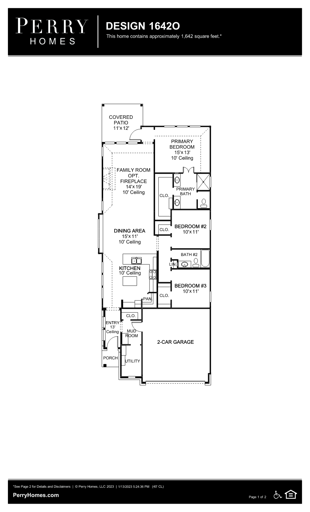 Floor Plan for 1642O