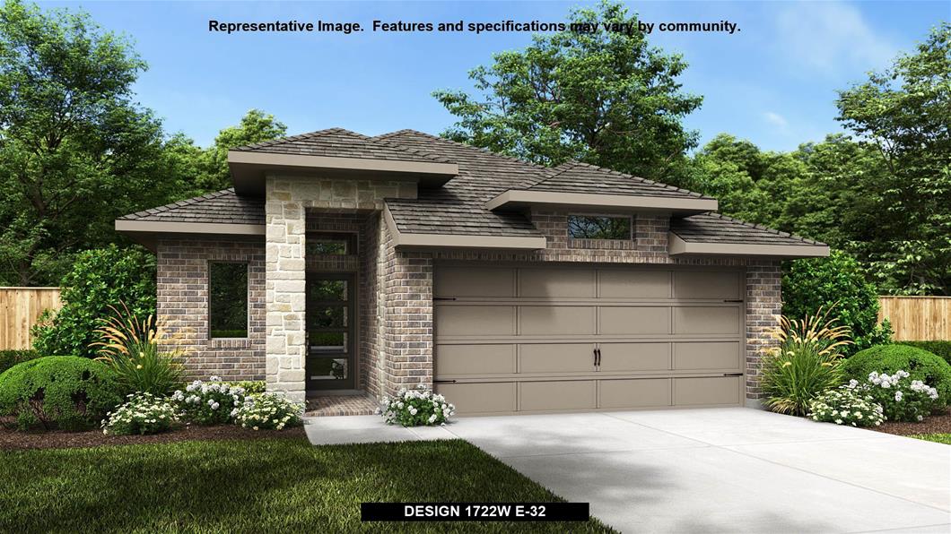 New Home Design, 1,722 sq. ft., 3 bed / 2.5 bath, 2-car garage