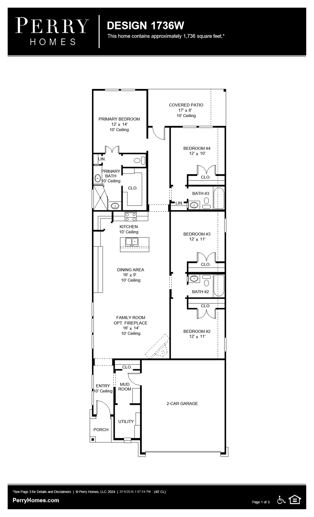 Floor Plan for 1736W