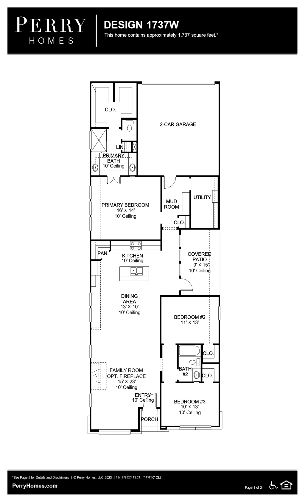 Floor Plan for 1737W