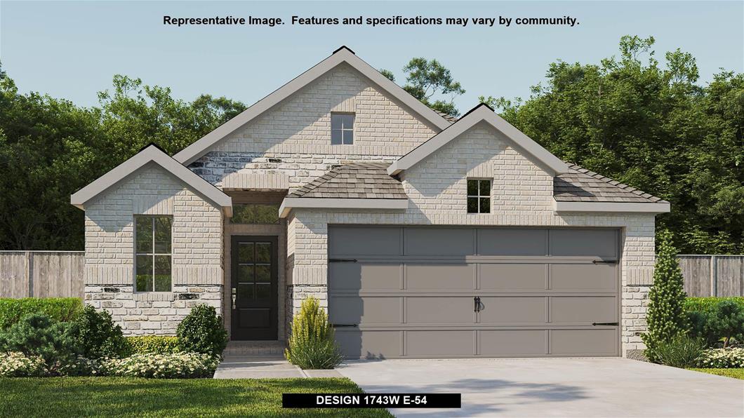 New Home Design, 1,743 sq. ft., 3 bed / 2.5 bath, 2-car garage