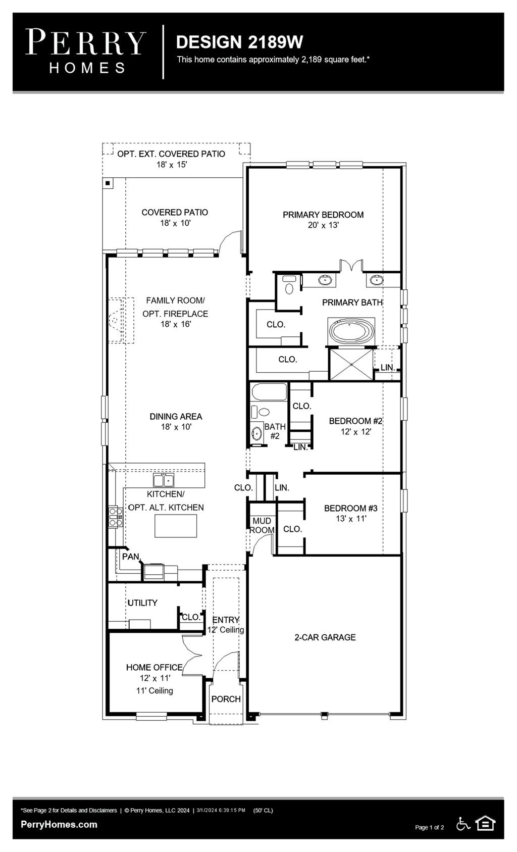 Floor Plan for 2189W