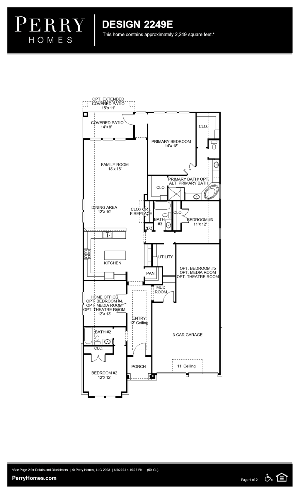 Floor Plan for 2249E