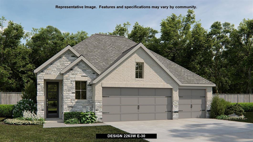 Available to build in 6 Creeks 50' | Design 2263W | Perry Homes