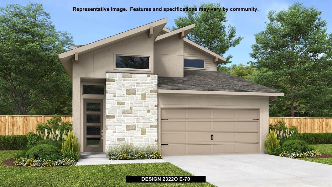 New Home Design, 2,322 sq. ft., 4 bed / 3.5 bath, 2-car garage