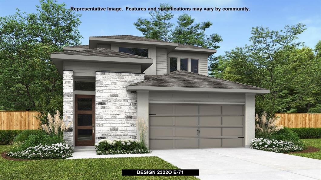 New Home Design, 2,322 sq. ft., 4 bed / 3.5 bath, 2-car garage