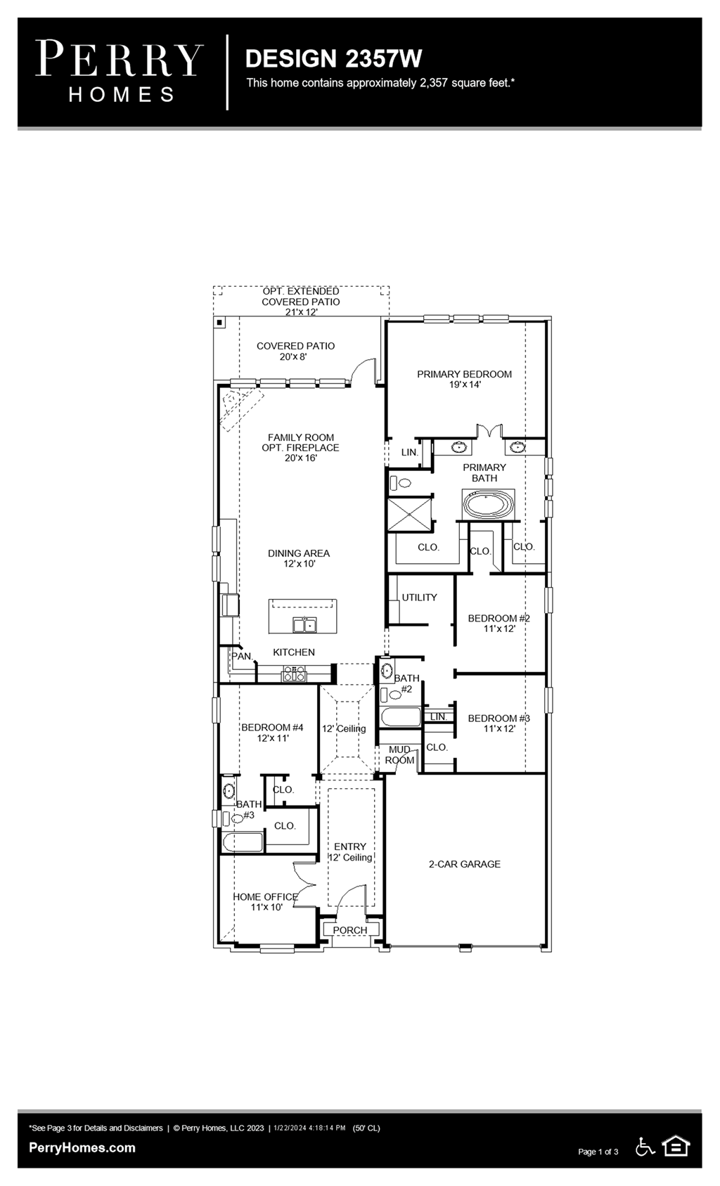 Floor Plan for 2357W