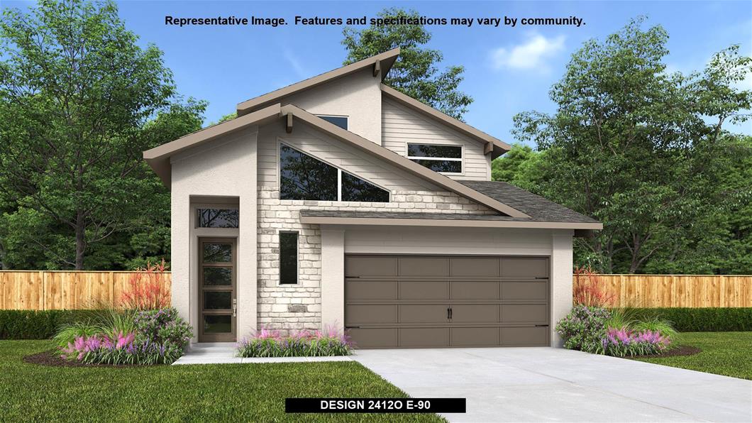 New Home Design, 2,412 sq. ft., 4 bed / 3.5 bath, 2-car garage