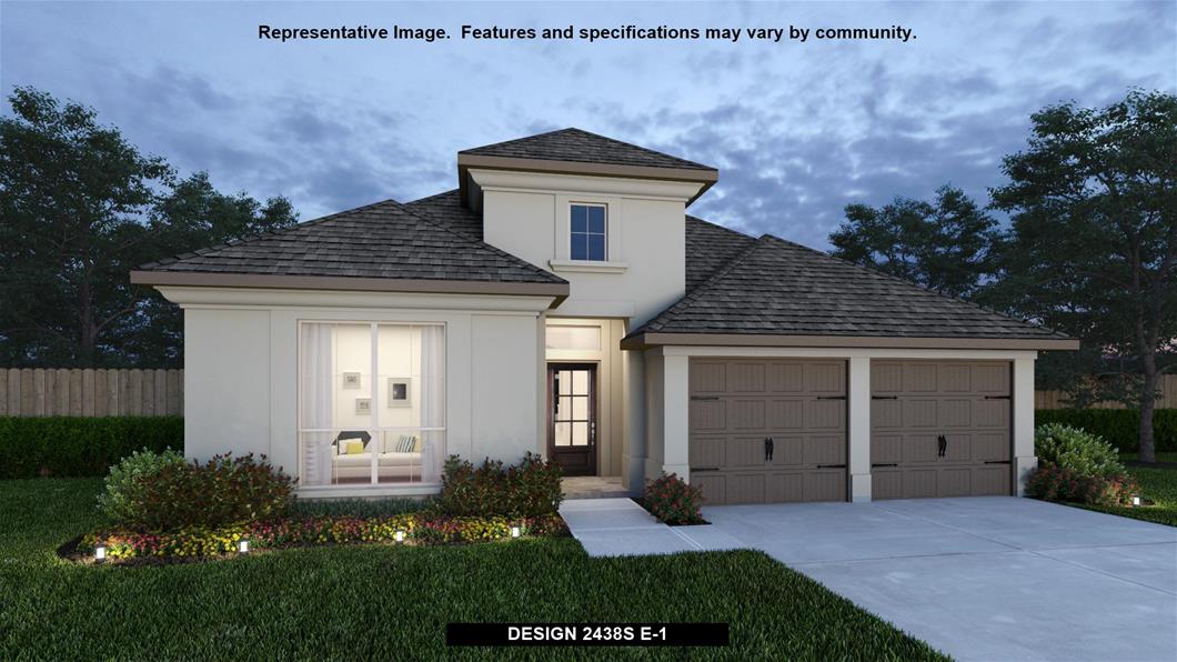 New Home Design, 2,438 sq. ft., 4 bed / 3.0 bath, 2-car garage