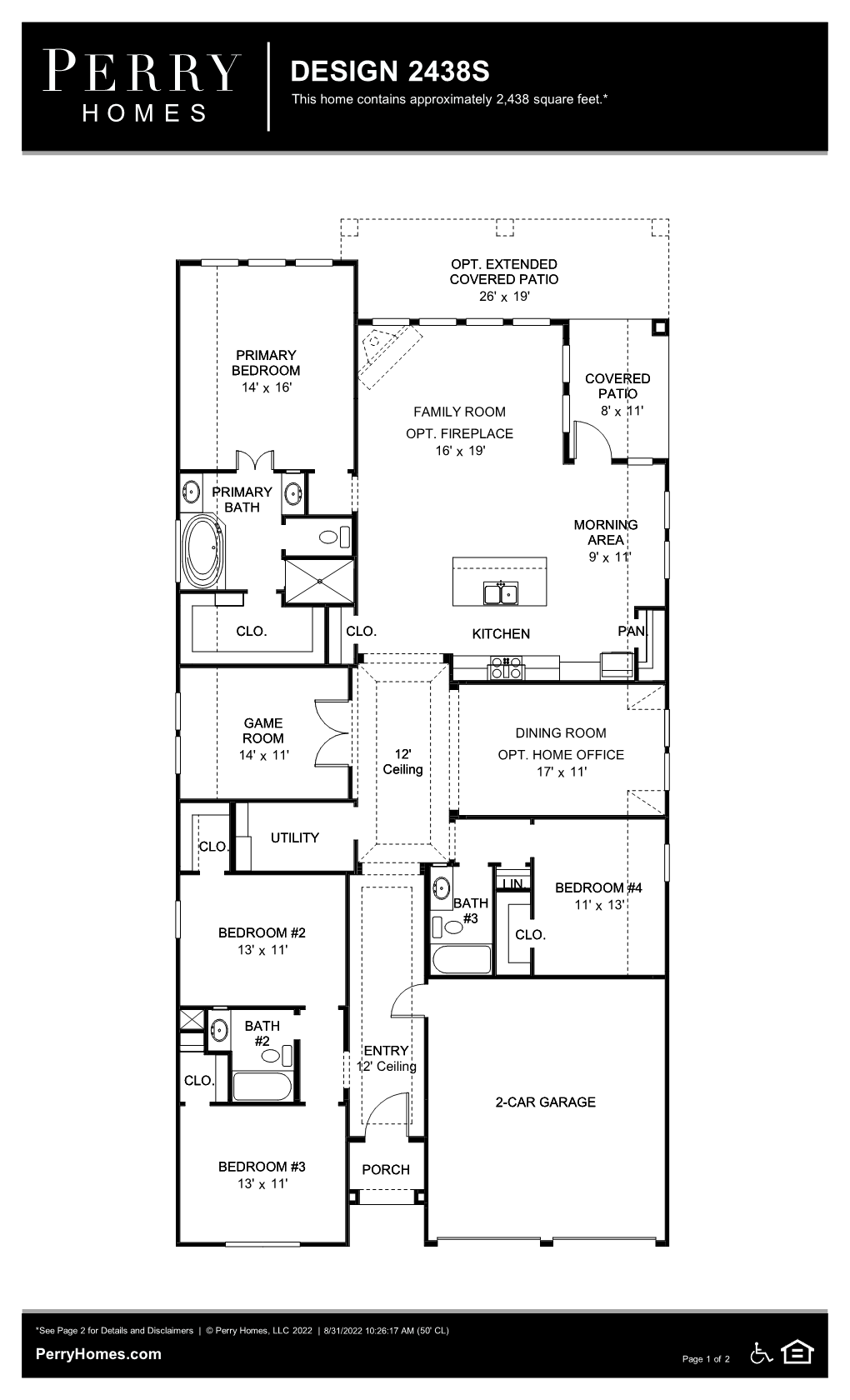 Floor Plan for 2438S