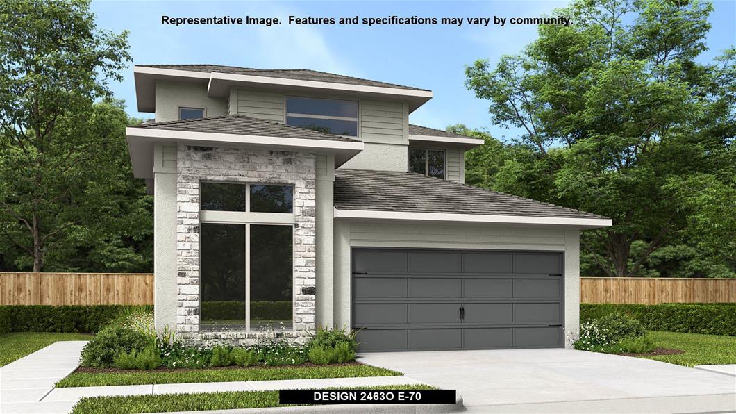 New Home Design, 2,463 sq. ft., 4 bed / 3.5 bath, 2-car garage