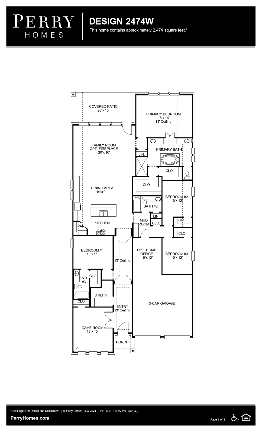 Floor Plan for 2474W
