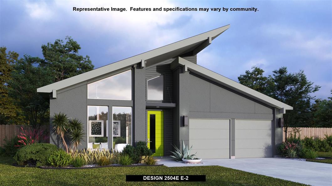 New Home Design, 2,504 sq. ft., 4 bed / 3.0 bath, 2-car garage