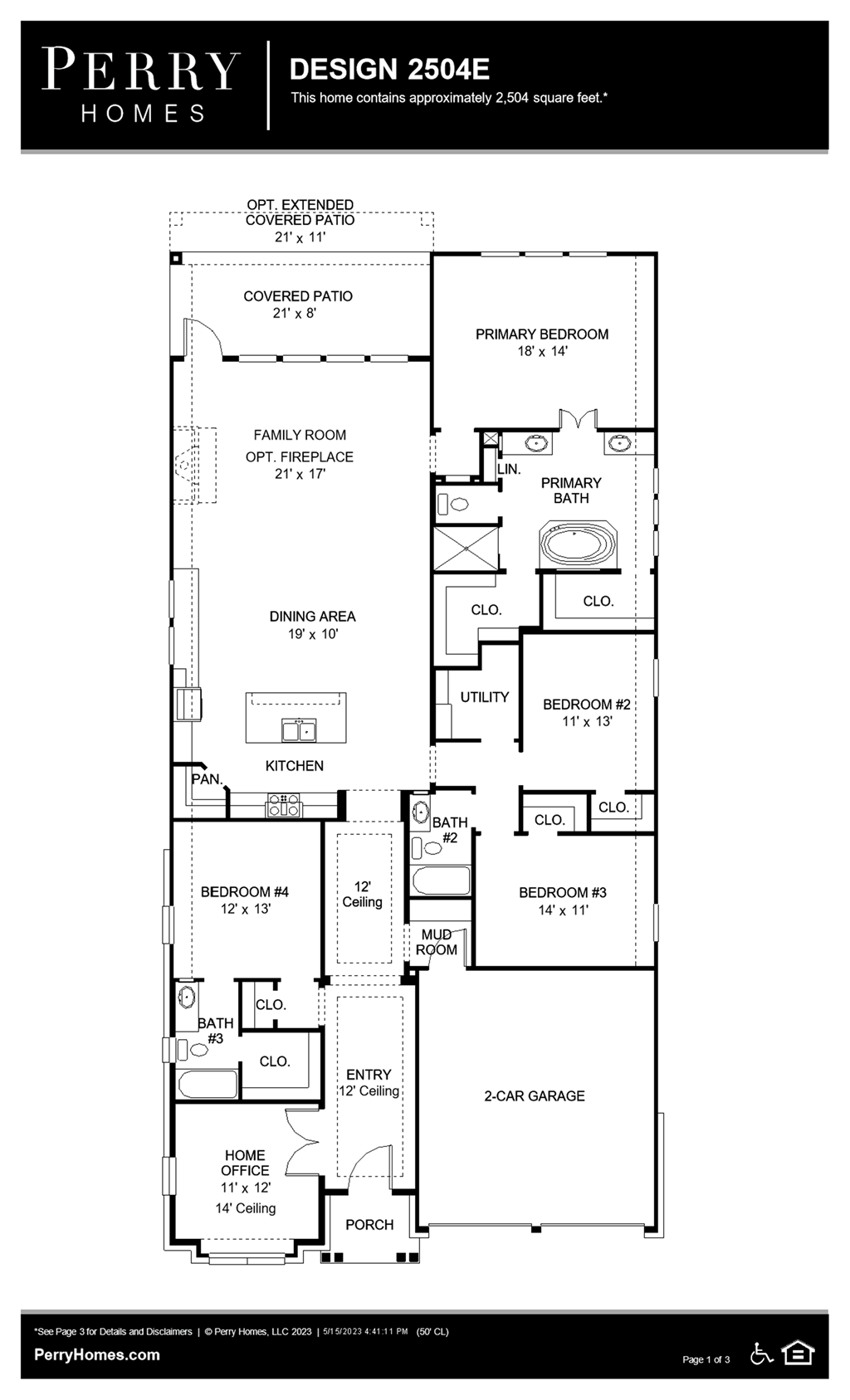 Floor Plan for 2504E