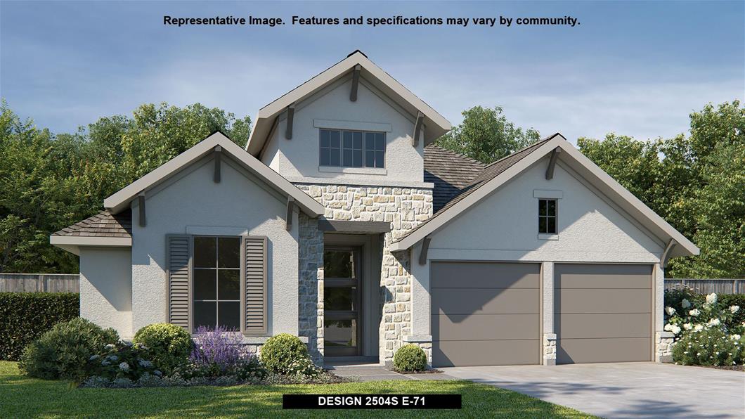 New Home Design, 2,504 sq. ft., 4 bed / 3.0 bath, 2-car garage