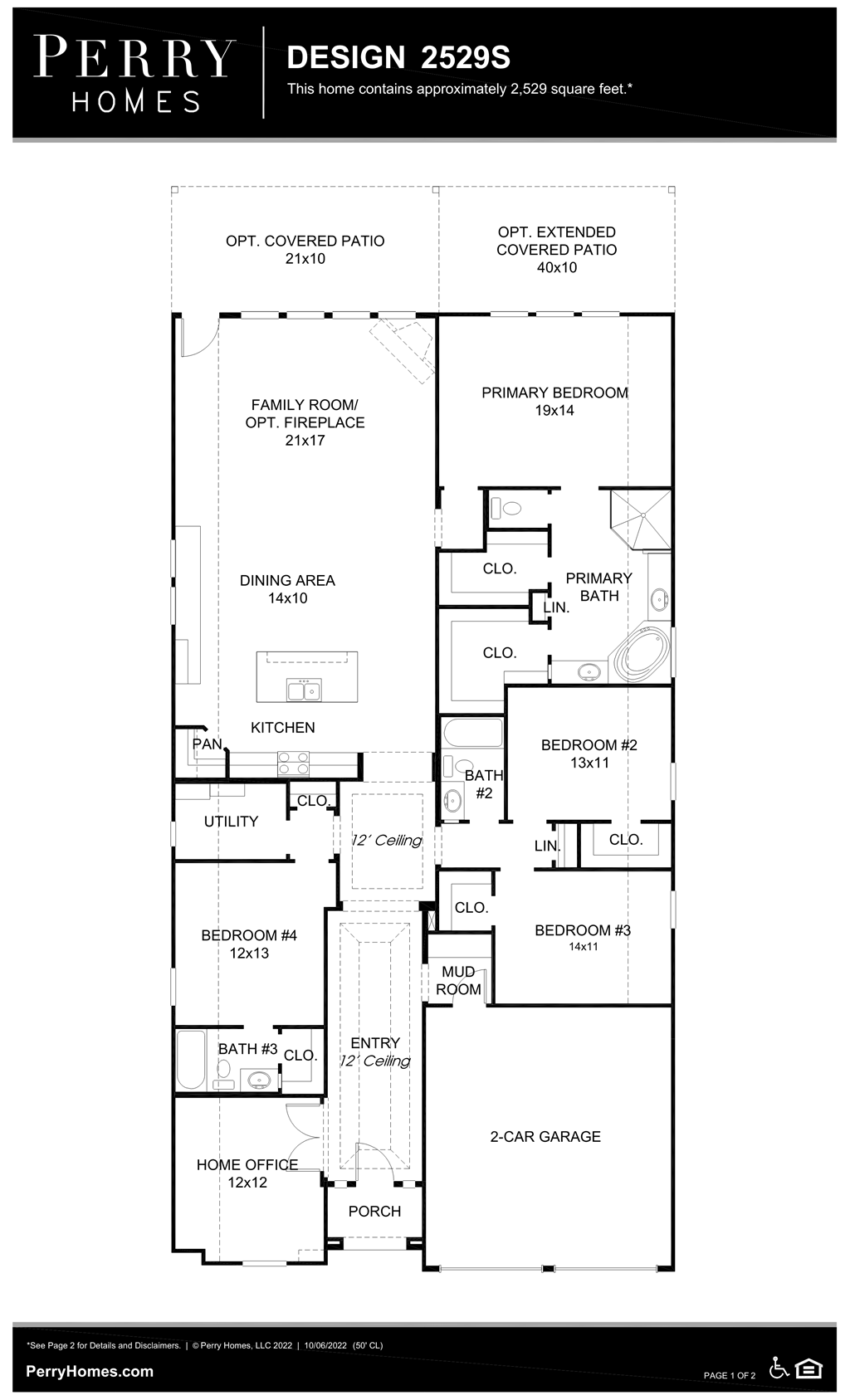 Floor Plan for 2529S