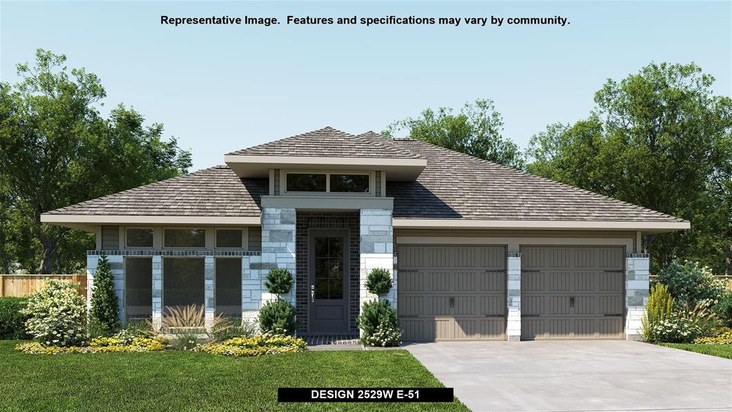New Home Design, 2,529 sq. ft., 4 bed / 3.0 bath, 2-car garage