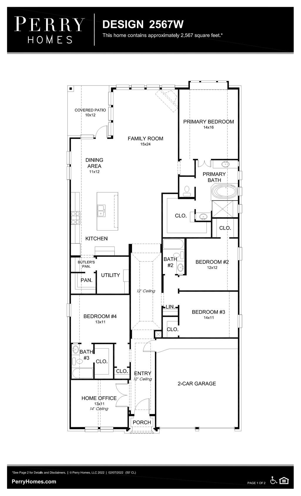 Floor Plan for 2567W