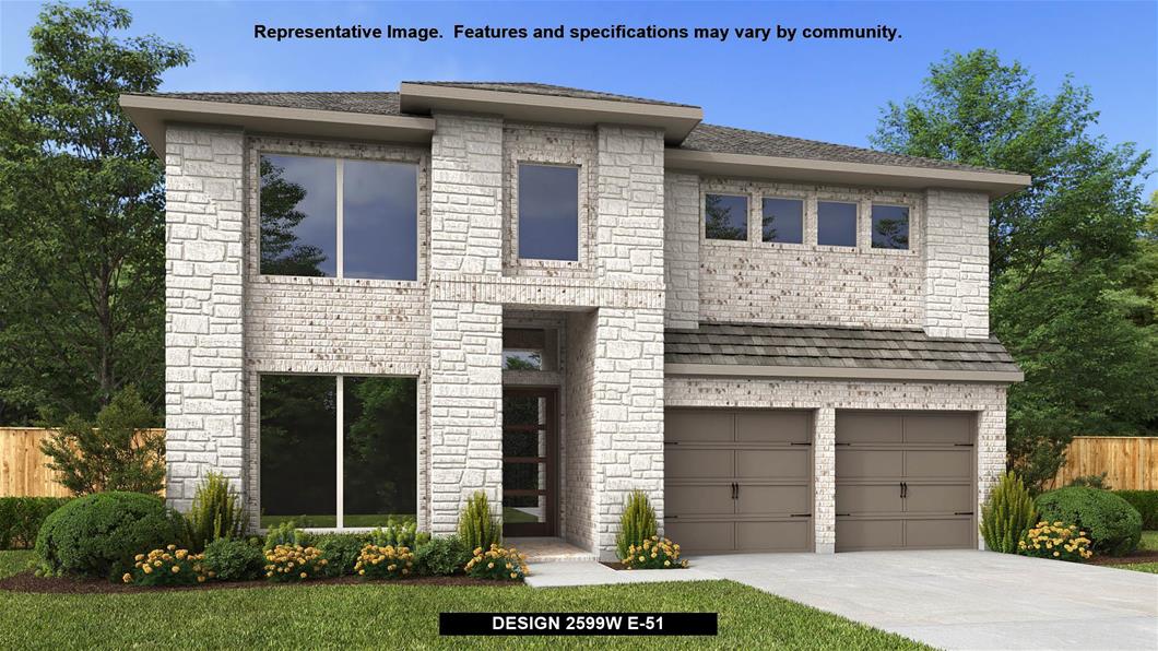 New Home Design, 2,599 sq. ft., 4 bed / 3.5 bath, 3-car garage