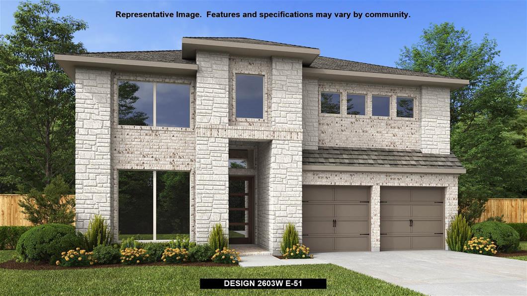 New Home Design, 2,603 sq. ft., 5 bed / 4.5 bath, 2-car garage