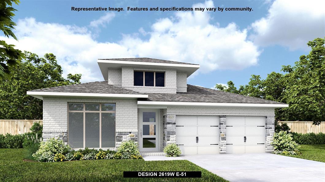 New Home Design, 2,619 sq. ft., 4 bed / 3.5 bath, 2-car garage