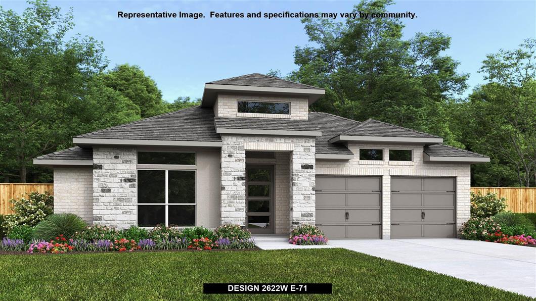 New Home Design, 2,622 sq. ft., 4 bed / 3.0 bath, 2-car garage