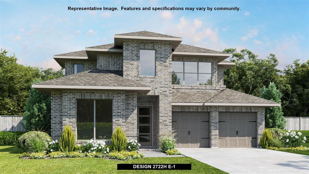 New Home Design, 2,722 sq. ft., 4 bed / 3.5 bath, 2-car garage