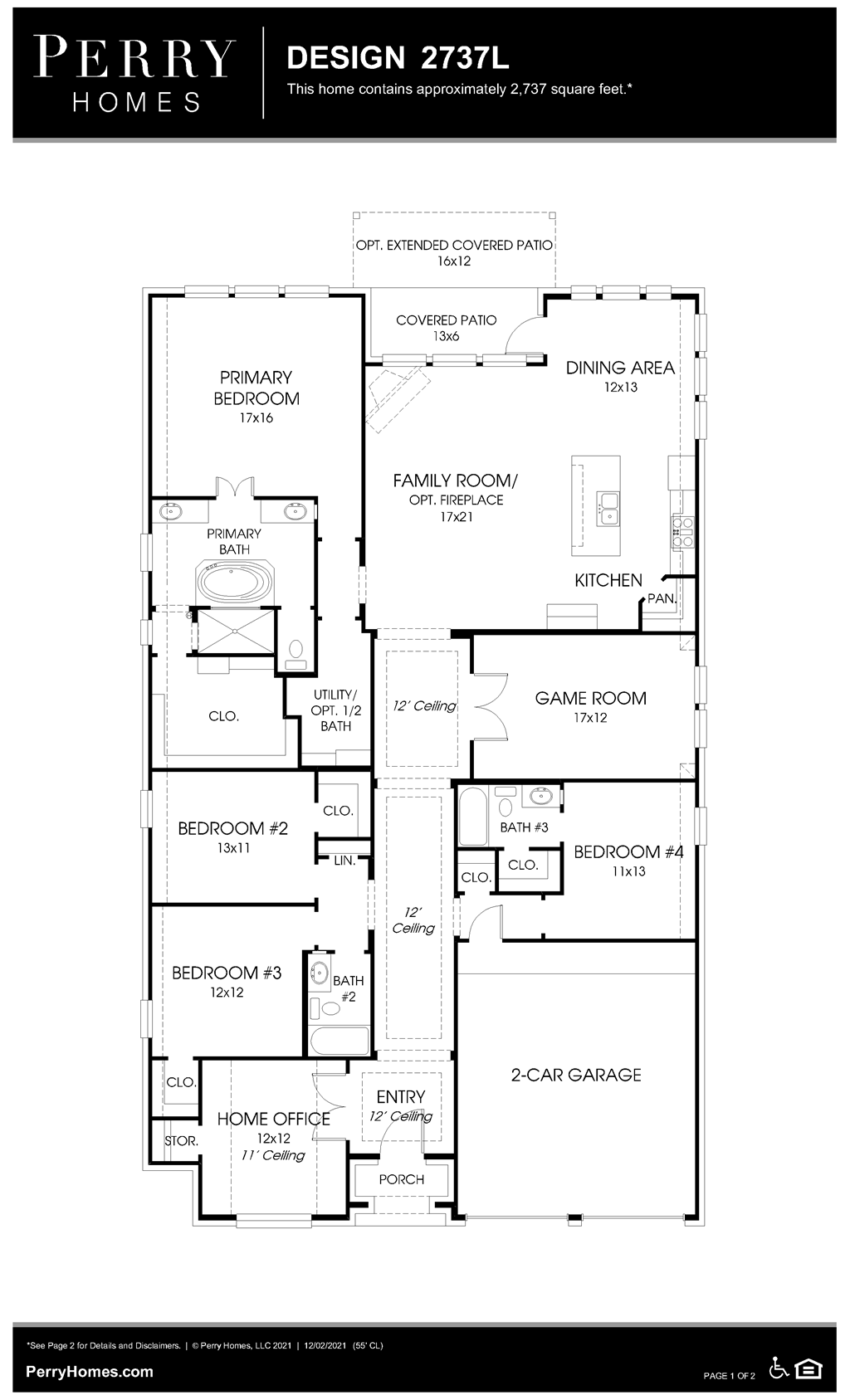 Floor Plan for 2737L