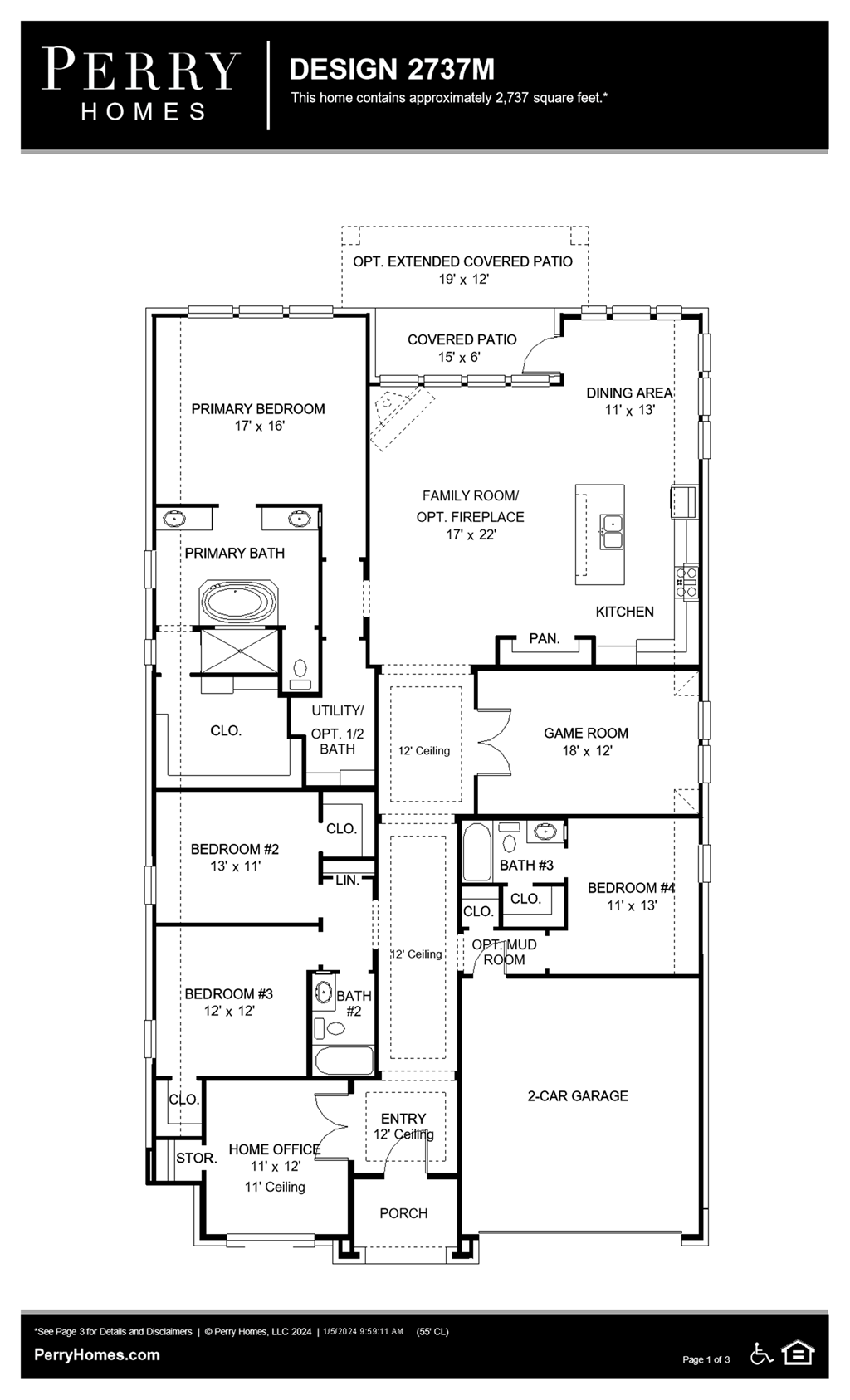 Floor Plan for 2737M