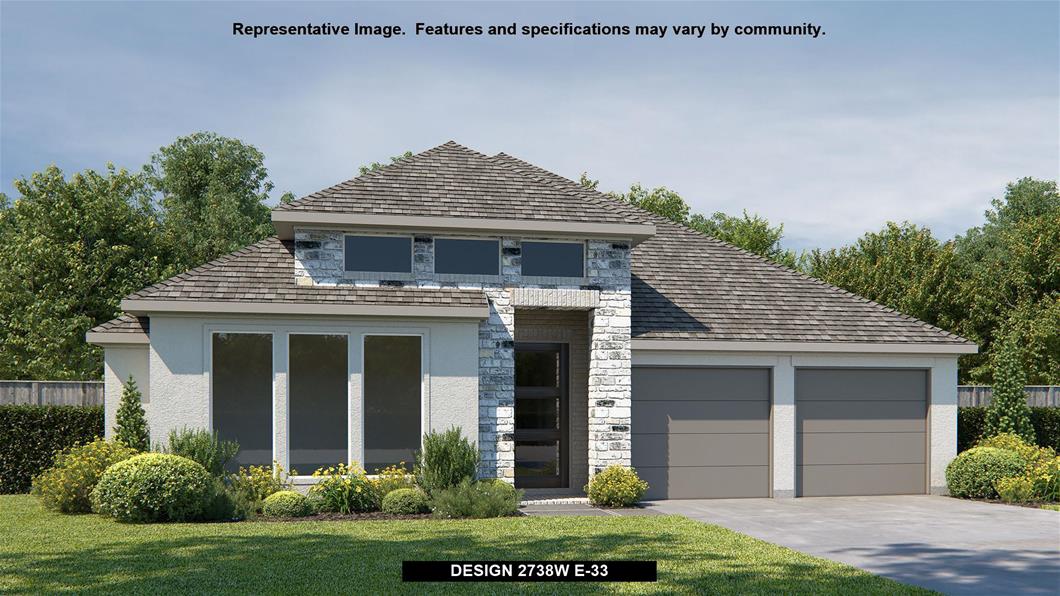 New Home Design, 2,738 sq. ft., 4 bed / 3.0 bath, 2-car garage