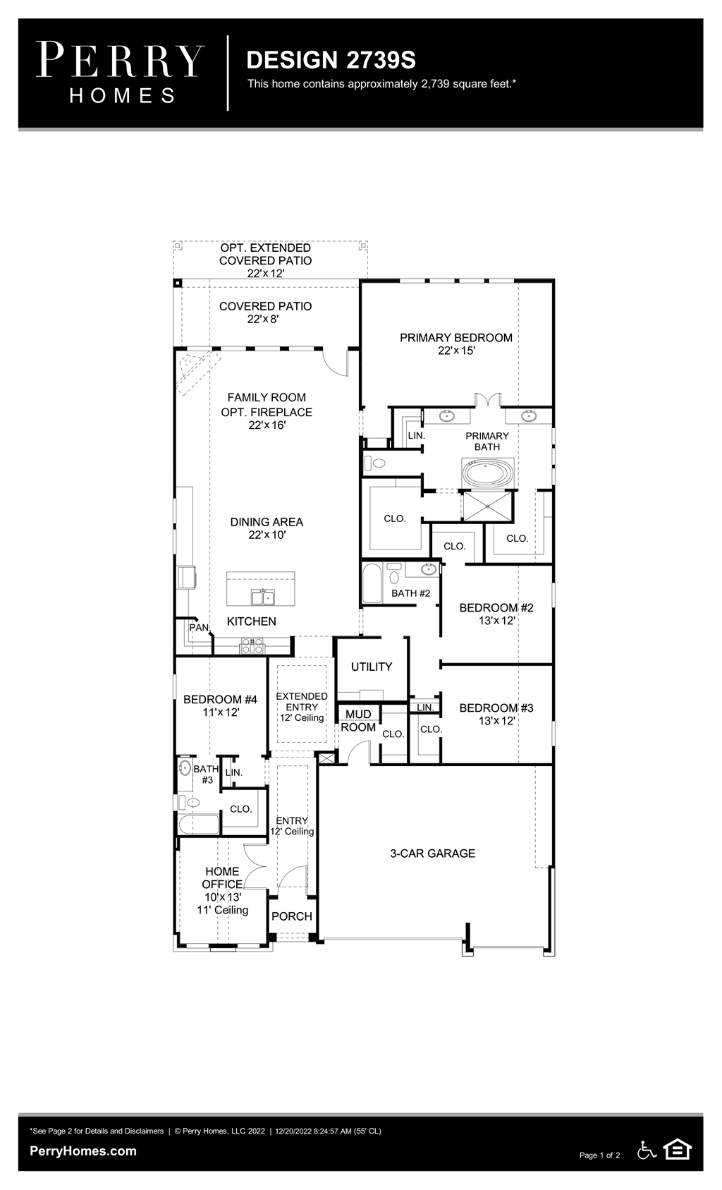 Floor Plan for 2739S