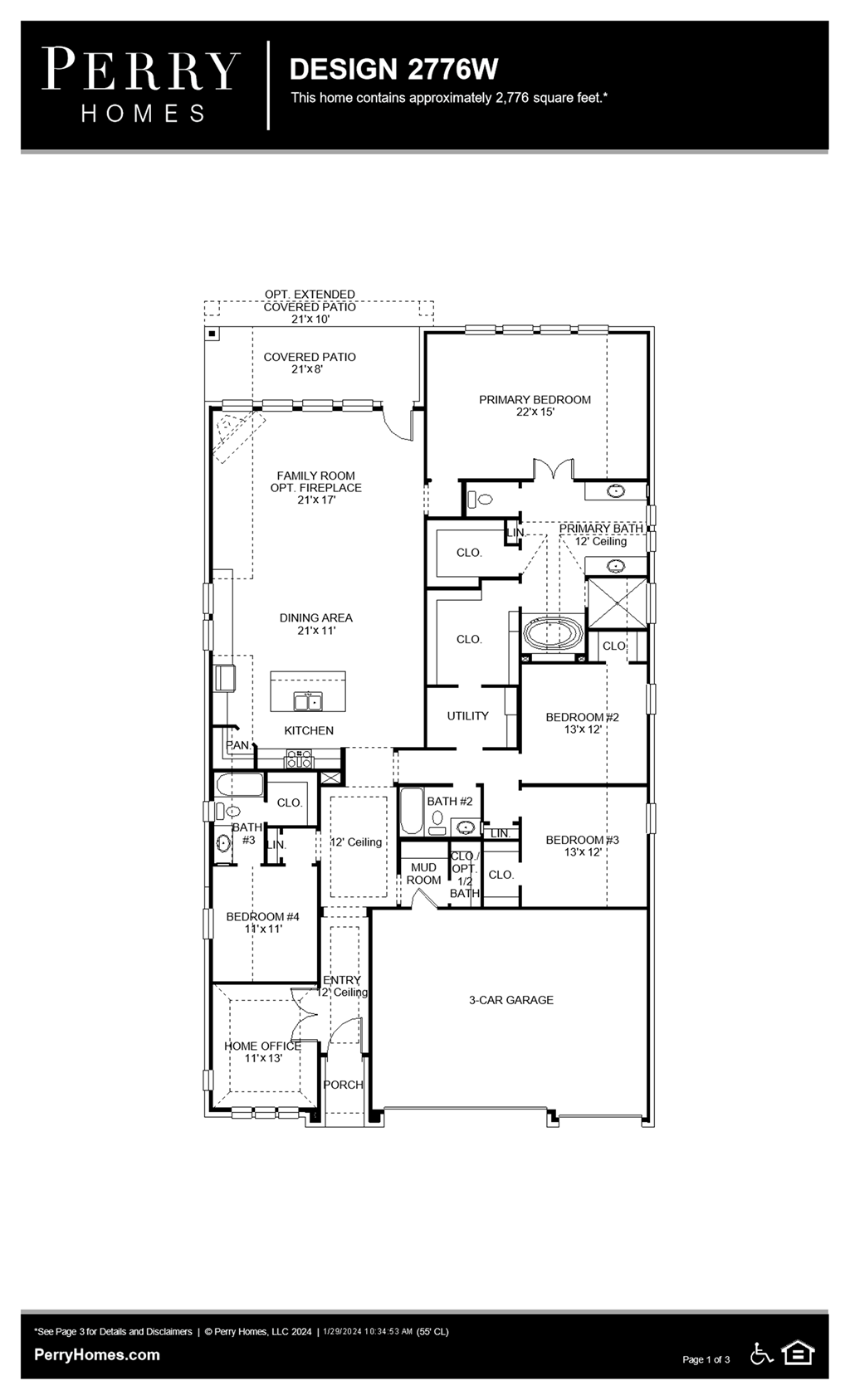 Floor Plan for 2776W