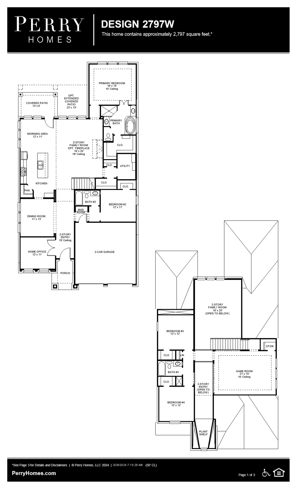 Floor Plan for 2797W