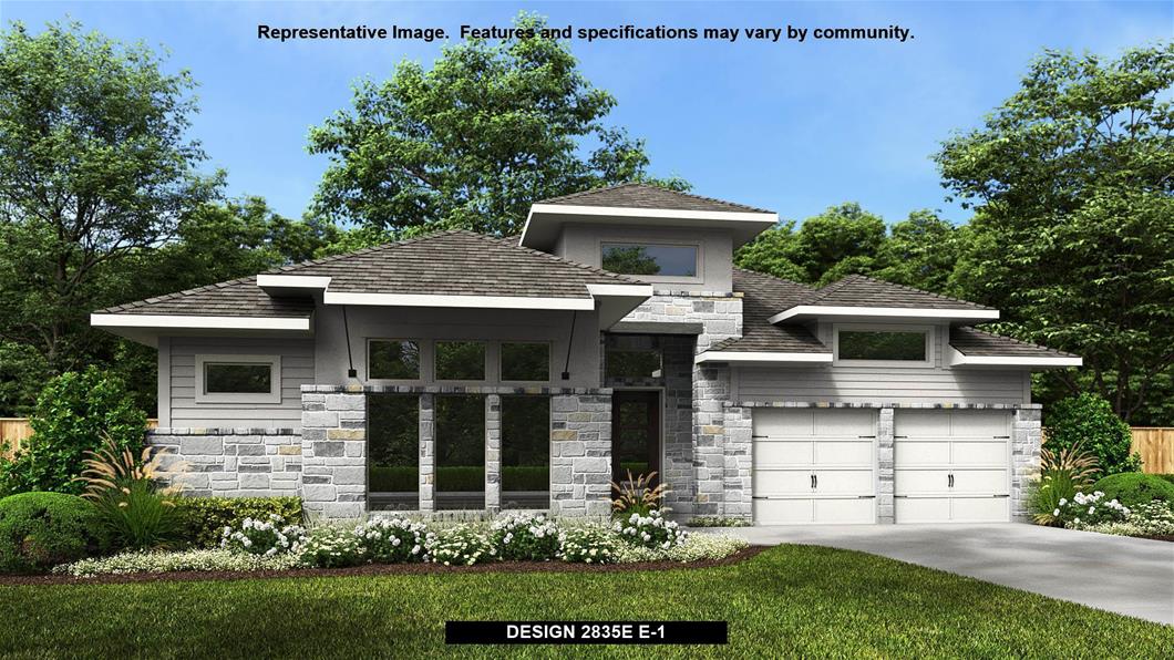 New Home Design, 2,835 sq. ft., 4 bed / 3.5 bath, 3-car garage