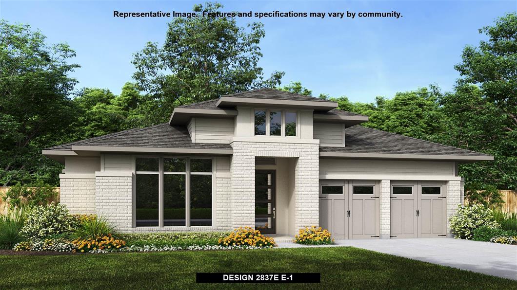 New Home Design, 2,837 sq. ft., 4 bed / 3.5 bath, 2-car garage