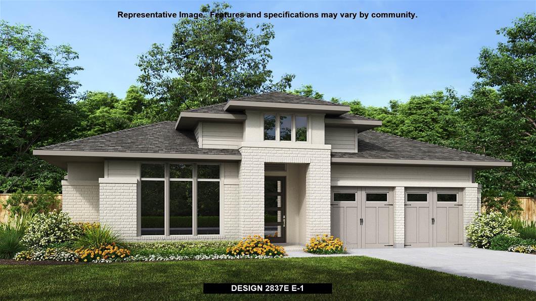 New Home Design, 2,837 sq. ft., 4 bed / 3.5 bath, 2-car garage