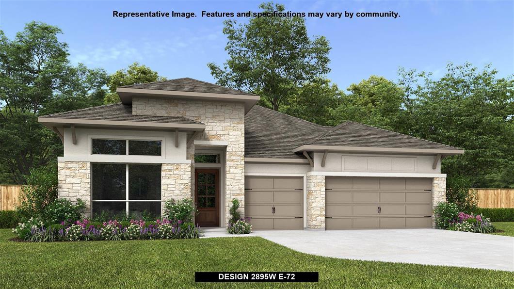 New Home Design, 2,895 sq. ft., 4 bed / 3.5 bath, 3-car garage