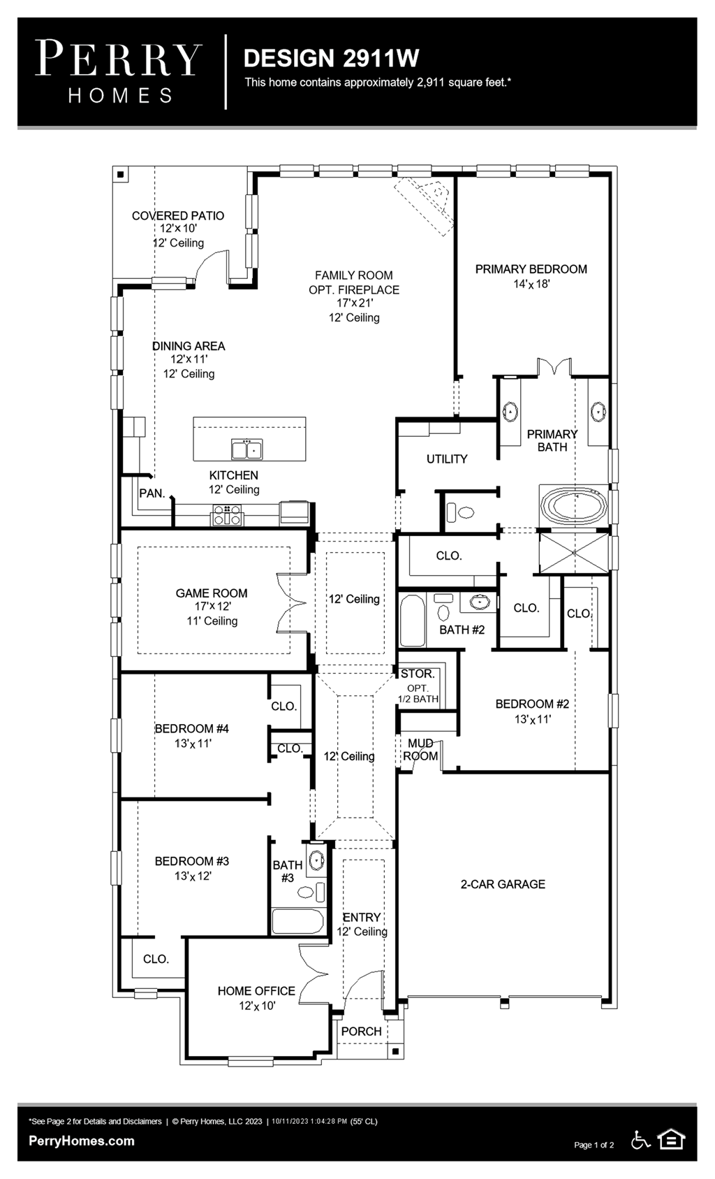 Floor Plan for 2911W