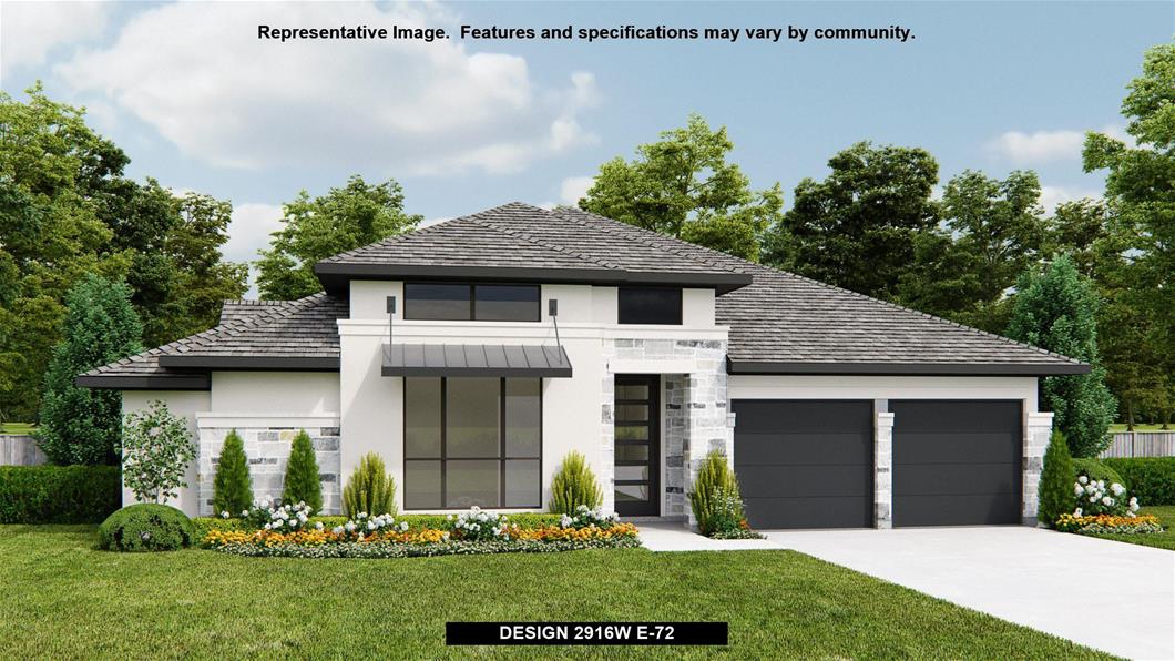New Home Design, 2,916 sq. ft., 4 bed / 3.0 bath, 3-car garage