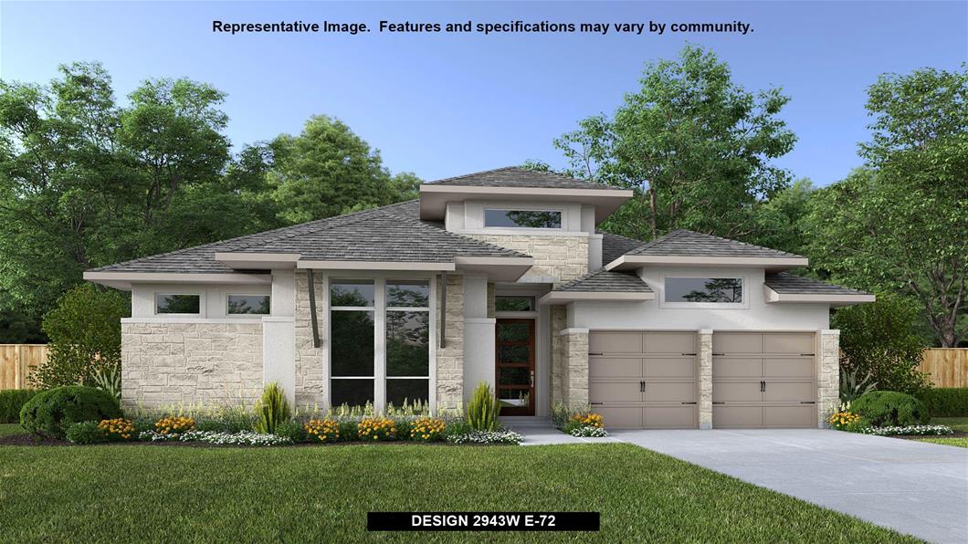 New Home Design, 2,943 sq. ft., 4 bed / 3.5 bath, 2-car garage