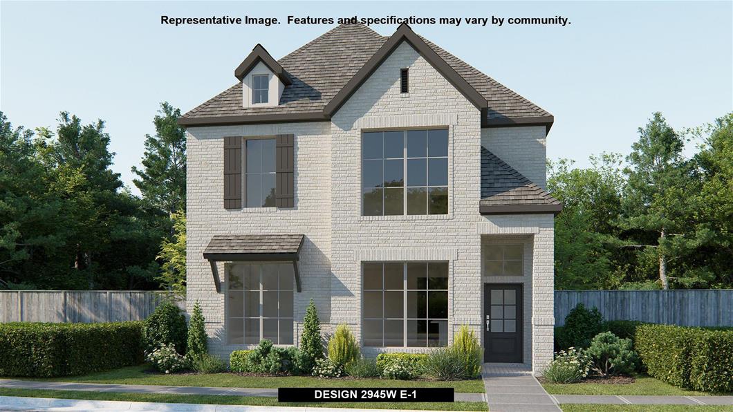 New Home Design, 2,945 sq. ft., 4 bed / 3.5 bath, 2-car garage
