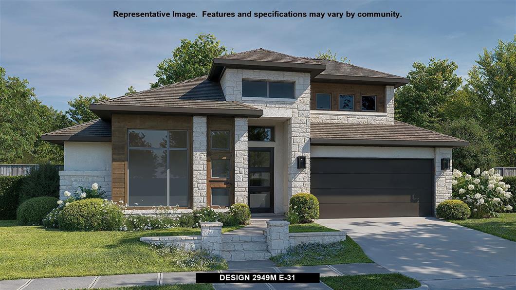 New Home Design, 2,949 sq. ft., 4 bed / 3.5 bath, 2-car garage