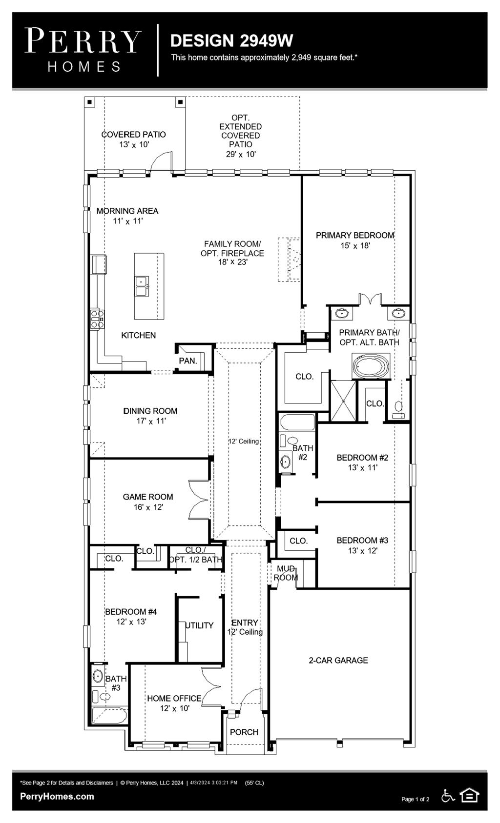 Floor Plan for 2949W