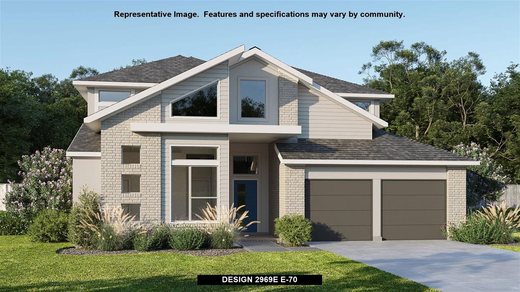 New Home Design, 2,969 sq. ft., 4 bed / 3.5 bath, 3-car garage