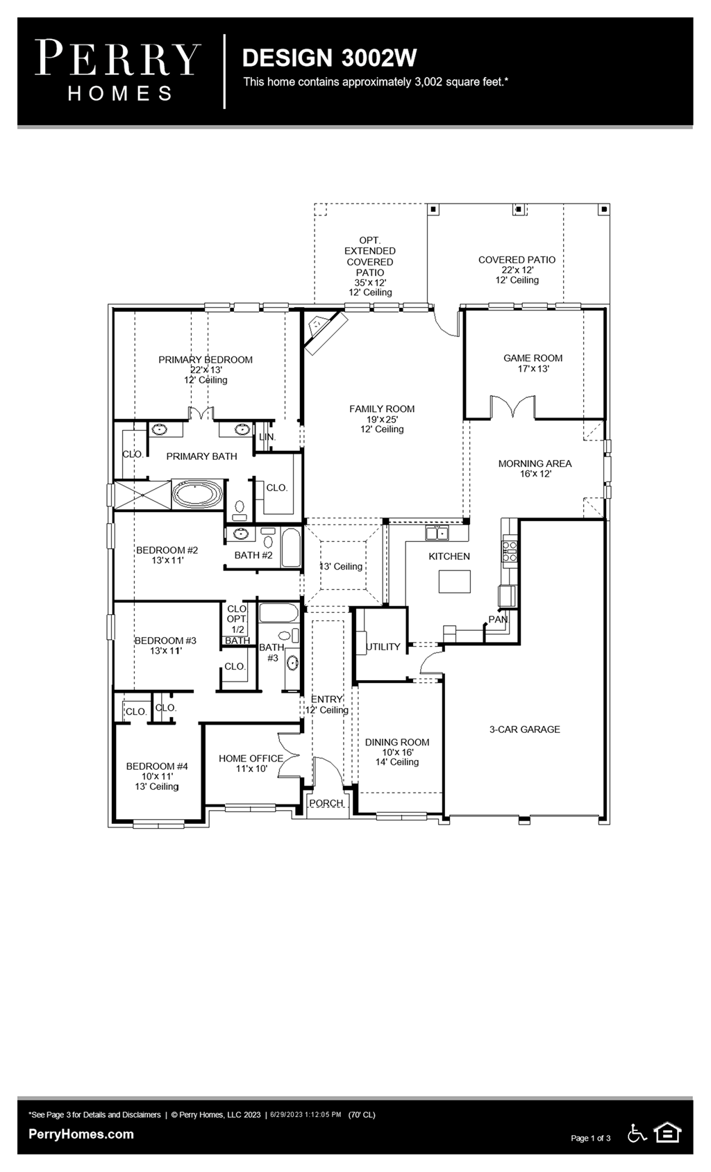 Floor Plan for 3002W