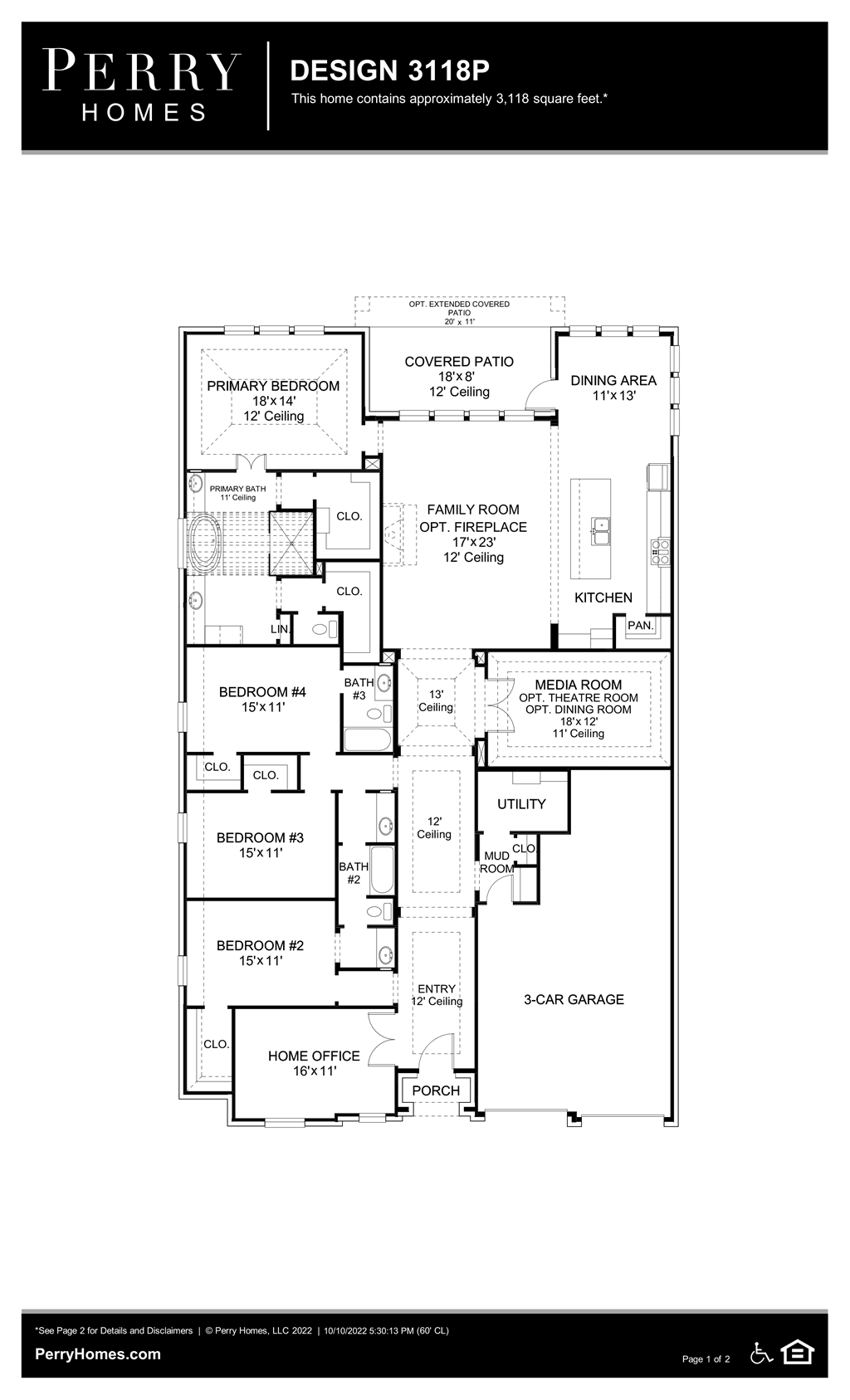 Floor Plan for 3118P