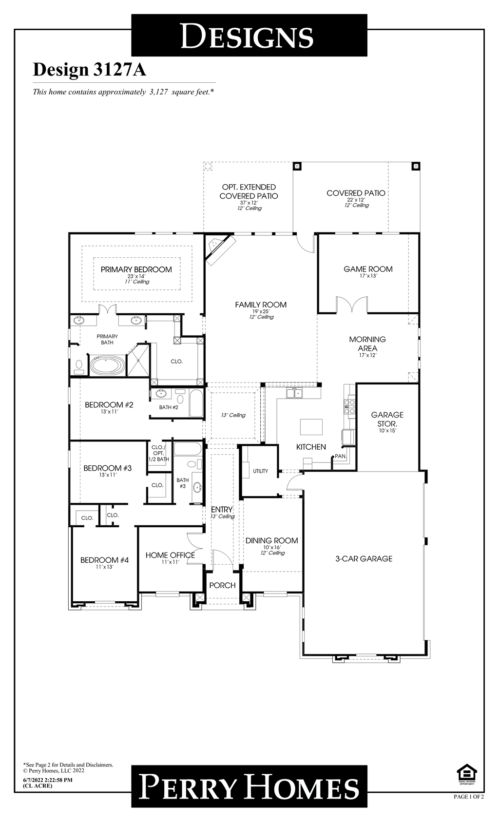 Floor Plan for 3127A