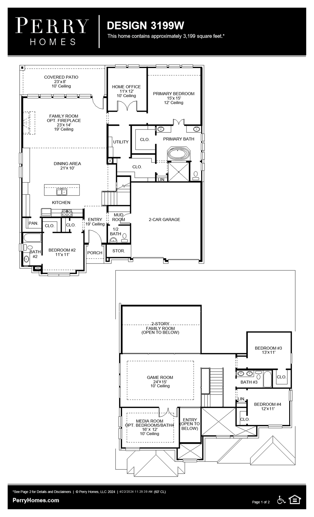 Floor Plan for 3199W