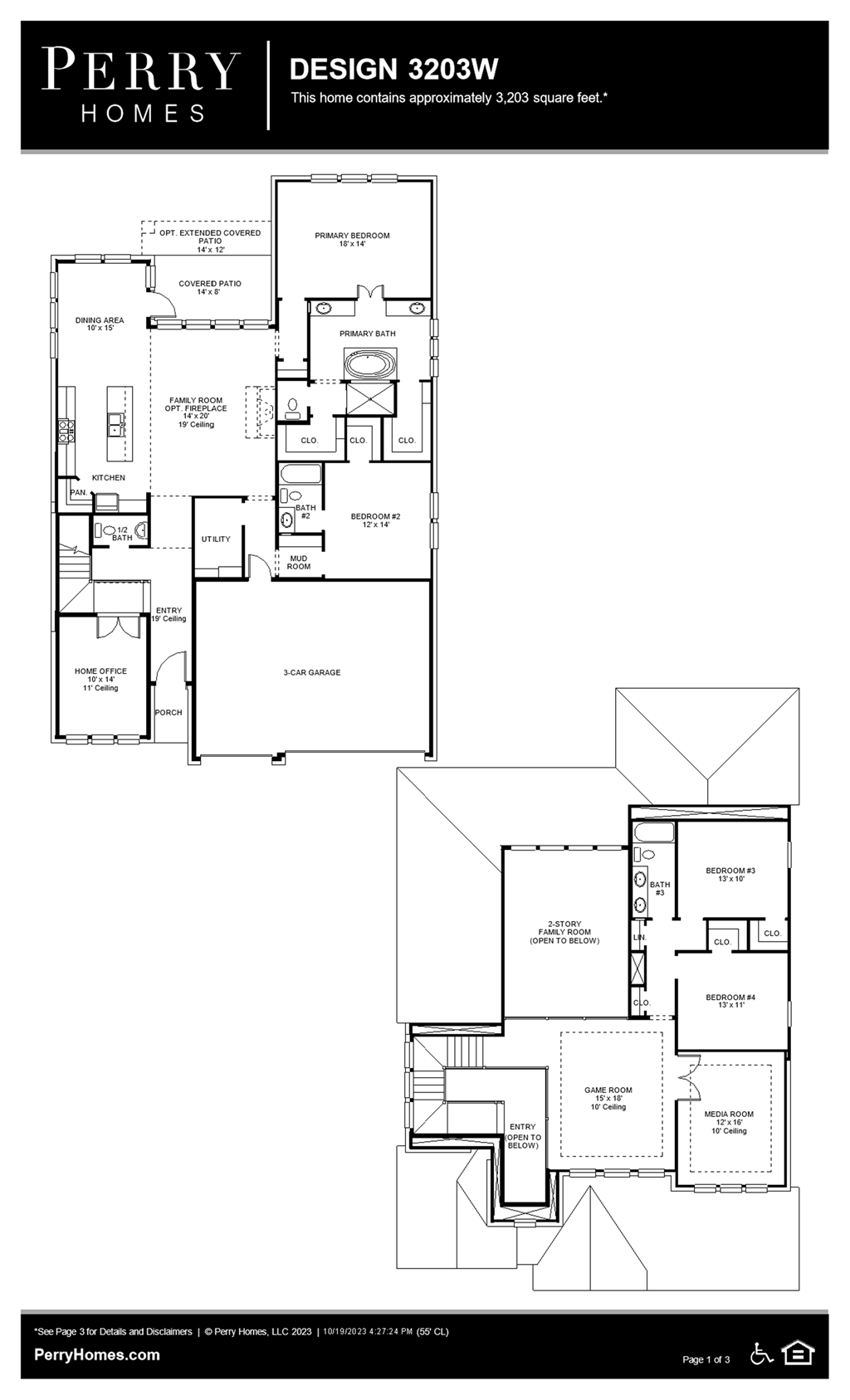 Floor Plan for 3203W